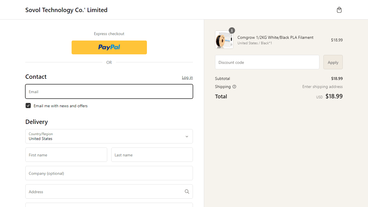 How to apply Sovol 3D coupon code